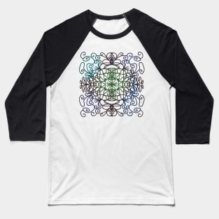 Chinese pattern mandala Baseball T-Shirt